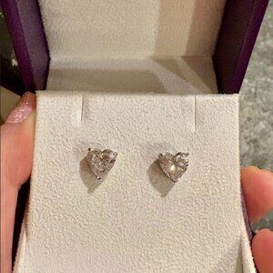 3.5 Carat Lafonn Simulated Diamond Heart Studs